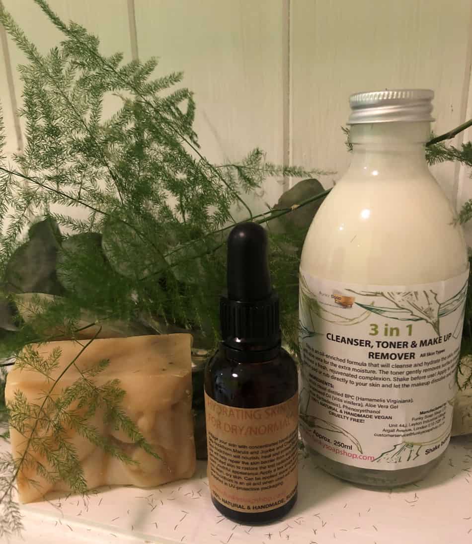 Natural skincare and haircoase that does not contain animal products