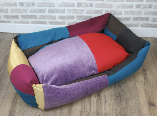 Colourful handmade unusual dog beds