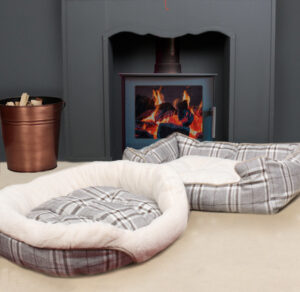 Luxury comfy dog bed with a deep cushion