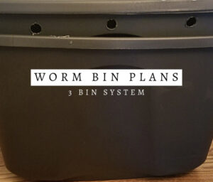 Make your own DIY plans for a worm composting bin